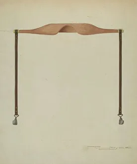 Shaker Prints: Shaker Yoke, 1935/1942. Creator: T. Joyce