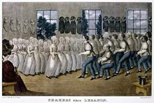 Currier And Ives Prints: Shakers near Lebanon, c1870. Artist: Currier and Ives