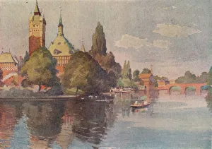 Studio Volume 67 Prints: The Shakespeare Memorial Theatre, Stratford On Avon, c1905. Artist: Buddig Anwylini Pughe