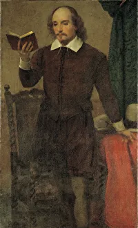 William Page Prints: Shakespeare Reading, 1873-1874. Creator: William Page
