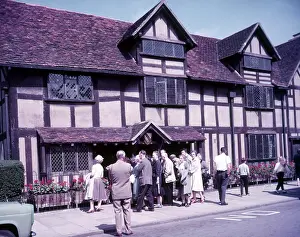 Visitor Prints: Shakespeare's birthplace, Stratford-on-Avon