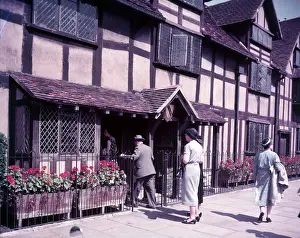 Visitor Prints: Shakespeare's birthplace, Stratford-on-Avon
