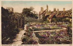 Shakespeares Knot Garden, Stratford-Upon-Avon, c1910