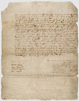 Testament Prints: Shakespeares Last Will, 25 March 1616, 1616