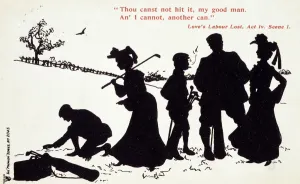 Caddy Gallery: Shakespearian scene on a golf course