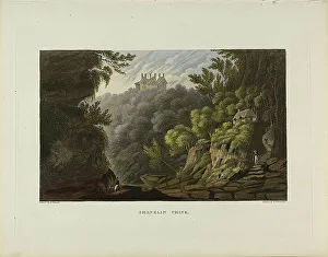 Ravine Prints: Shaklin Chine, c. 1794. Creator: Piercy Roberts