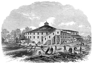 Construction Site Prints: The Shakspeare Pavilion at Stratford-on-Avon, 1864. Creator: Unknown