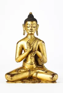 Quing Dynasty Prints: Shakyamuni Buddha, 1600-1799. Creator: Unknown