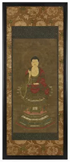 Kakejiku Collection: Shakyamuni preaching, Muromachi period, 16th century. Creator: Unknown