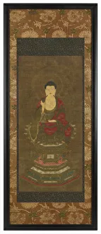 Kakemono Gallery: Shakyamuni preaching, Muromachi period, 16th century. Creator: Unknown