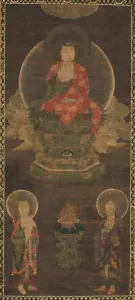 Shakyamuni Triad: Buddha Attended by Manjushri and Samantabhadra (Buddha), late 1300s