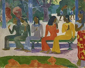 Market Prints: We Shall Not Go to the Market Today, 1892. Creator: Paul Gauguin