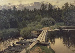 State Tretyakov Gallery Prints: At the shallow, 1892. Artist: Levitan, Isaak Ilyich (1860-1900)