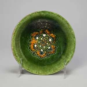 Shallow Dish with Rosette Design, Tang dynasty (618-907), first half of 8th century