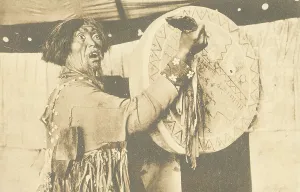 Shamanism Prints: Shaman. Kachynets, 1904-1917. Creator: Unknown