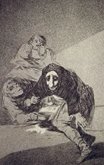 Caprichos Prints: The shameful one (Capricho No 54). Artist: Goya, Francisco, de (1746-1828)