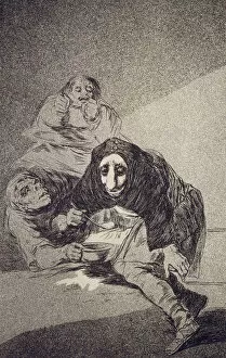 The shameful one (Capricho No 54). Artist: Goya, Francisco, de (1746-1828)