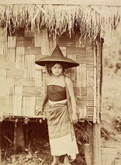Burma Prints: Shan Beauty, about 1885. Creator: Felice Beato