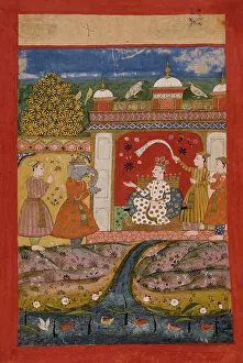 Fly Swish Prints: Shankarabharana Ragaputra, Folio from a Ragamala (Garland of Melodies)