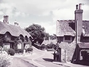 Peaceful Prints: Shanklin Old Village, Isle of Wight, c1955. Creator: Arthur Charles Kirby Ware