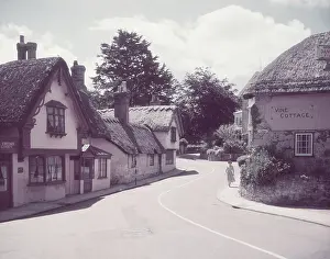 Peaceful Prints: Shanklin Old Village, Isle of Wight, c1955. Creator: Arthur Charles Kirby Ware
