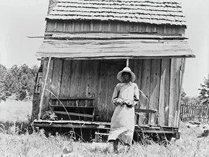 Sharecropper Prints: Sharecropper's cabin and sharecropper's wife