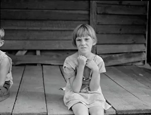 Sharecropper Prints: Sharecropper's child whose father receives five dollars a month