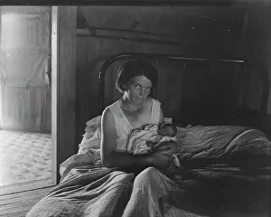 Newborn Prints: Sharecropper's wife and her youngest child