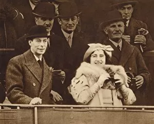 Aintree Collection: Sharing a Joke at Aintree, 1937