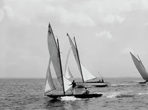 Sloop Prints: Shark and Acushla [II], 1897 July 31. Creator: Johns Johnston