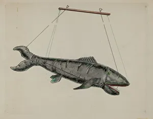Shark Puppet, c. 1936. Creator: Sebastian Simonet