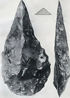 Point Prints: Sharp pointed implements, from Henley, Oxfordshire, 1926