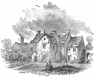 Birthplace Prints: Sharpham Park, Somerset, the Birthplace of Fielding the Novelist, 1850. Creator: Unknown