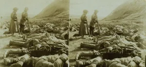 War Dead Prints: The shattered remains of Russian heroes who were killed near 203 Metre Hill