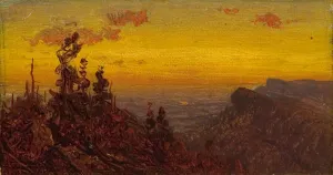 From the Shawangunk Mountains, 1823-1880. Creator: Sanford Robinson Gifford From the Shawangunk Mountains, 1823-1880. Creator: Sanford Robinson Gifford