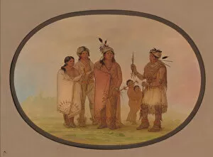 Mississippi United States Of America Gallery: Shawano Indians, 1861 / 1869. Creator: George Catlin
