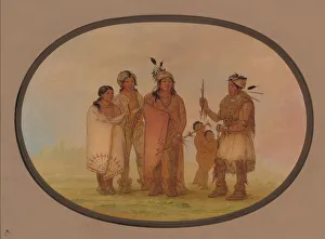 Shawano Indians, 1861 / 1869. Creator: George Catlin