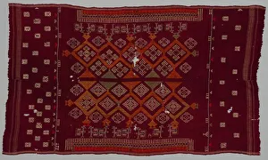 18th 19th Century Prints: Shawl (?), 1700s - 1800s. Creator: Unknown