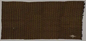 Late 19th Century Prints: Shawl, late 1800s. Creator: Unknown