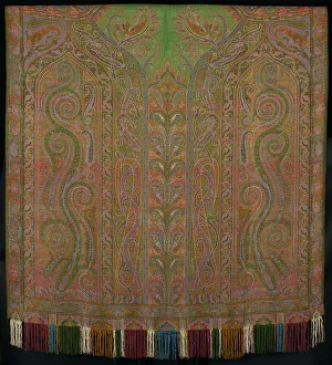 Buta Collection: Shawl, Norwich, c. 1860s. Creator: Clabburn, Sons and Crisp
