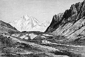 Images Dated 21st February 2008: The Shchurovskiy Glacier, Russia, 1895
