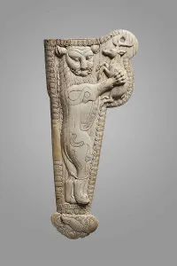 Dushanbe Prints: Sheath for an akinakes with a lion grasping a deer