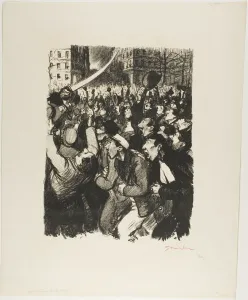 The Sheep of Boisdeffre, February 1898. Creator: Theophile Alexandre Steinlen The Sheep of Boisdeffre, February 1898. Creator: Theophile Alexandre Steinlen