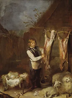 Butcher Prints: Sheep Butcher. Creator: Unknown