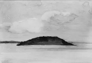 Maine United States Of America Gallery: Sheep Porcupine Island, Bar Harbor, Maine, Evening Study, August 29, 1896, 1896