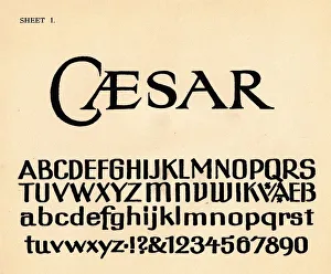 Printing Plate Prints: Sheet 1, from a portfolio of alphabets, 1929