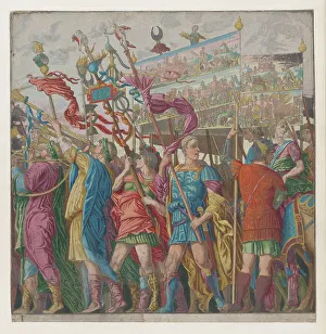 Andreani Prints: Sheet 1: Soldiers carrying banners