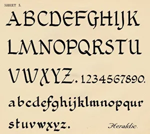 Printing Plate Prints: Sheet 5, from a portfolio of alphabets, 1929