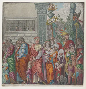 Andreani Prints: Sheet 7: Procession, from The Triumph of Julius Caesar