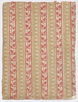 Relief Print Prints: Sheet with five borders with abstract and floral designs, 19th century. Creator: Anon
